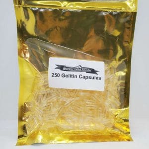 Empty Size 0 Gelatin Capsules for DIY herbal supplements.