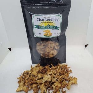 Wild Sun -dried Chanterelle Mushrooms in pouch